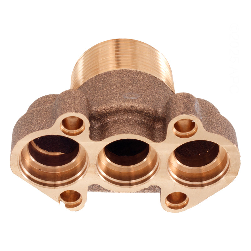 Pentair Water Pool and Spa Inc Heat Exchanger Inlet Fitting ETI250 ETI400 Gas - 461103