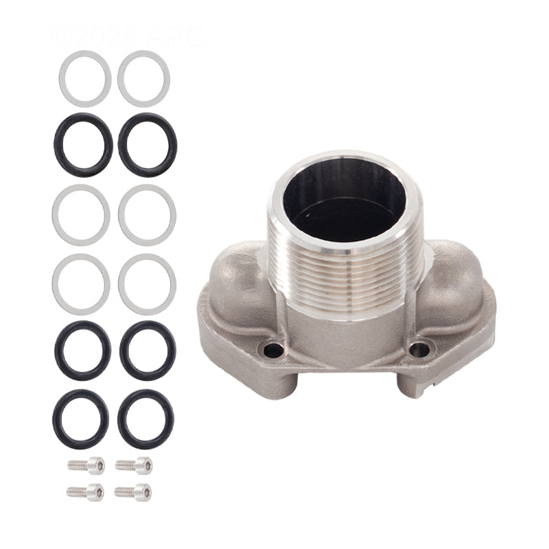 Pentair Water Pool and Spa Inc Heat Exchanger Outlet Fitting ETI250 ETI400 Gas - 461104