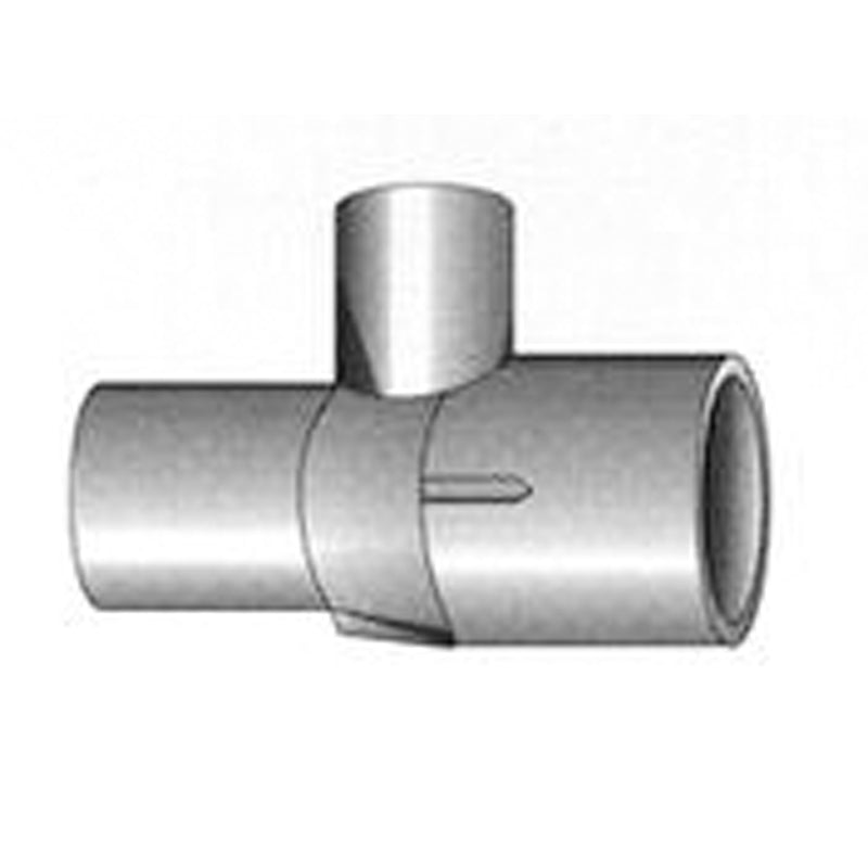 Westlake Pipe & Fittings Venturi Tee, (2) 1-1/2 x 1-1/2 x (1) 3/4" (2) 1-1/2" x 1-1/2" x (1) 3/4" Slip White PVC Pool Sp