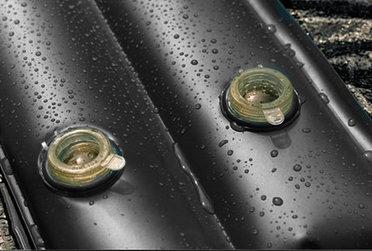 GLI Winter Pool Cover 8' Water Double Tube Heavy Duty - Black - 50-0008WTD-HD-BLK