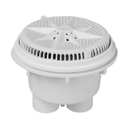 Pentair Water Pool and Spa Inc Cover with Frame & 2-PORT Sump 2/PK 8" Gray Suction - 500123