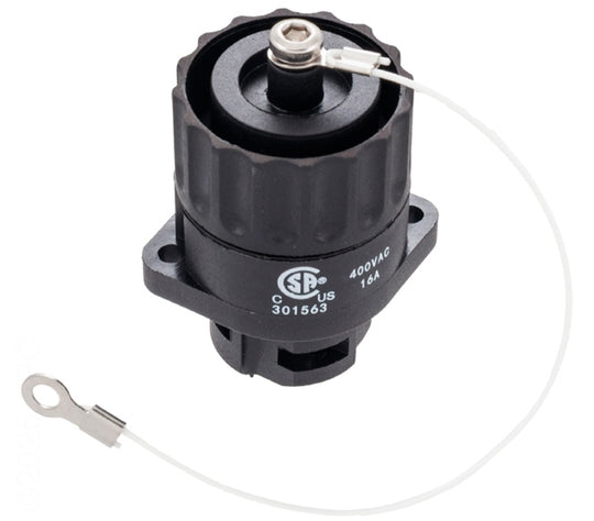 Maytronics Dolphin™ 5020011 Black Amphenol Socket For Power Supply, For use with Dolphin™ Robotic Pool Cleaners