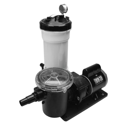 Waterway™ TWM-30 520-4070 25 SqFt Cartridge Filter System with 3' NEMA Cord and Trap 1/8HP