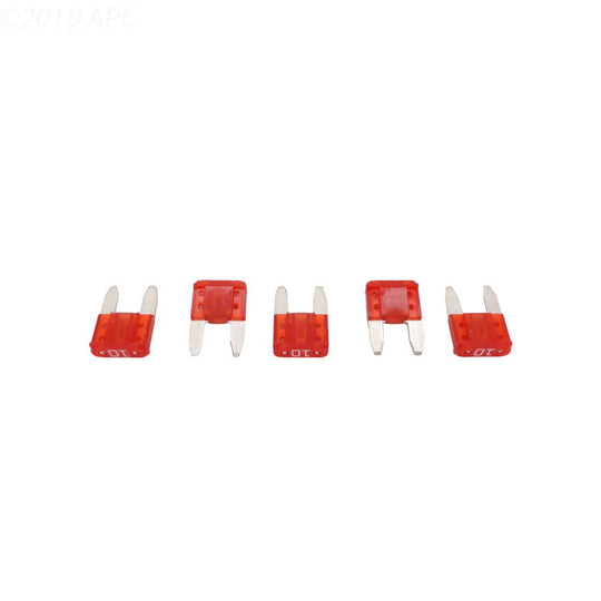 Pentair Water Pool and Spa Inc Power Center Fuse 5PK 10A Intellichlor - 522745