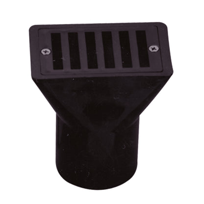 Pentair Water Pool and Spa Inc Gutter Drain with Grate 2"x4" Black - 540064
