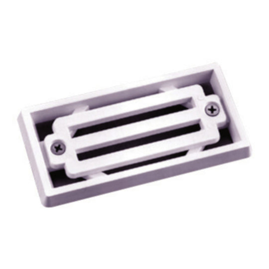 Pentair Water Pool and Spa Inc Gutter Drain Frame & Grate 2"x4" White - 542038