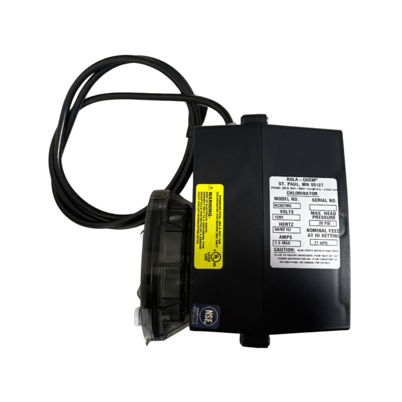 Rola-Chem Pump 77GPD Chlorinator, 120V Cord - 543824