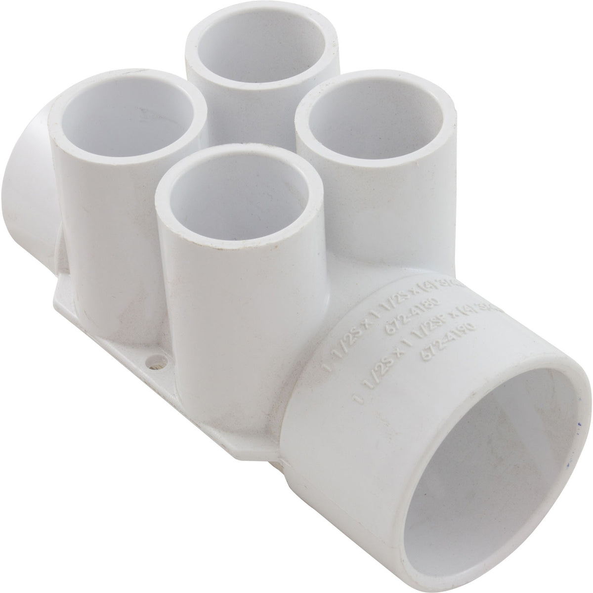 Waterway 4 Port Mani. 1 1/2"S X 1 1/2"Spg X (4)3/0.666666666666667 - 672-4190