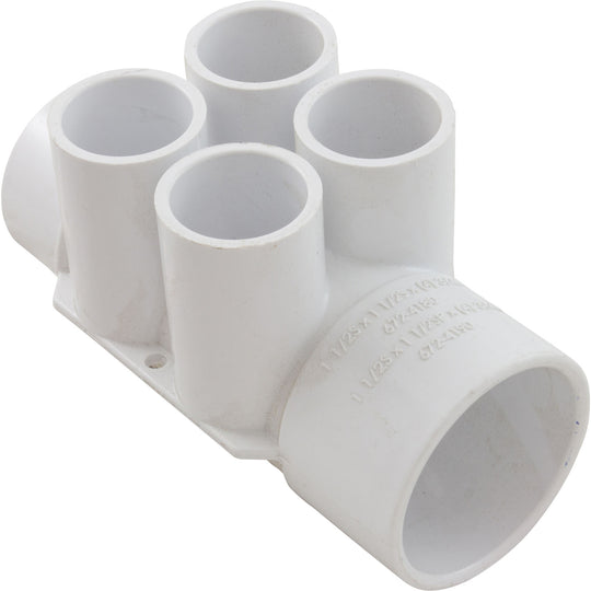 Waterway 4 Port Mani. 1 1/2"S X 1 1/2"Spg X (4)3/0.666666666666667 - 672-4190