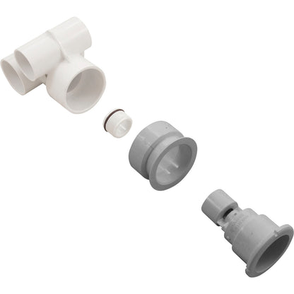 Waterway Gray Poly Storm Tee Body Assembly 1.5"Sx2"S - 229-1117