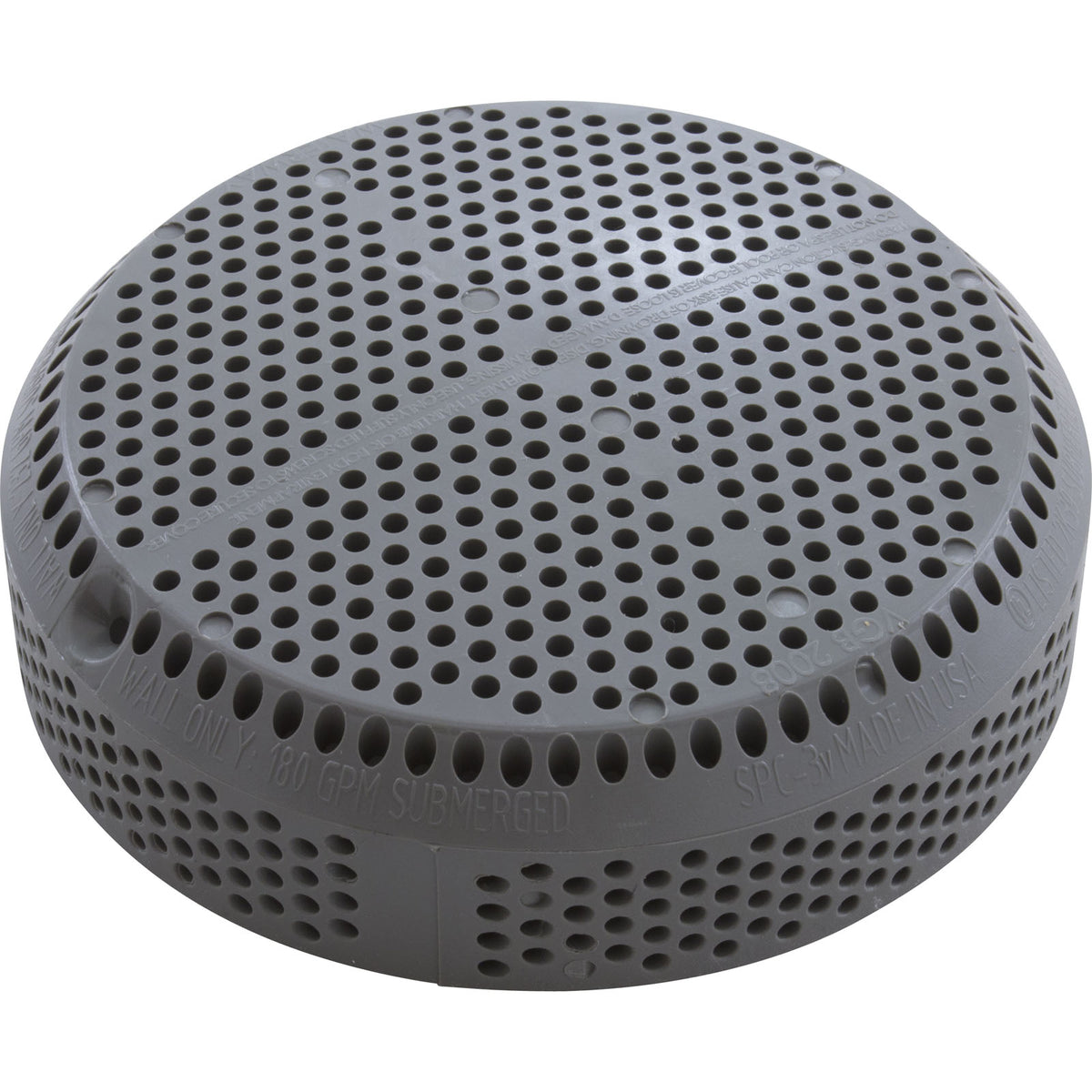 Waterway Super Hi-Flo Suction Cover 5" Gray - 642-3637 V
