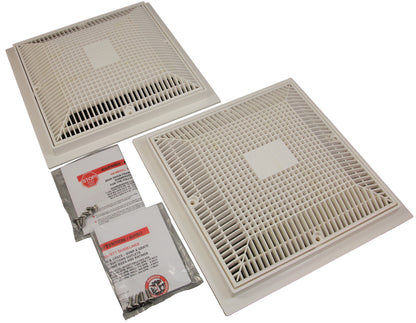 Neptune-Benson Evoqua Frame & Grate Mld 12X12 Dome 2Pk Nsf 12" X 12" - 1002-5102 - 1002-5369