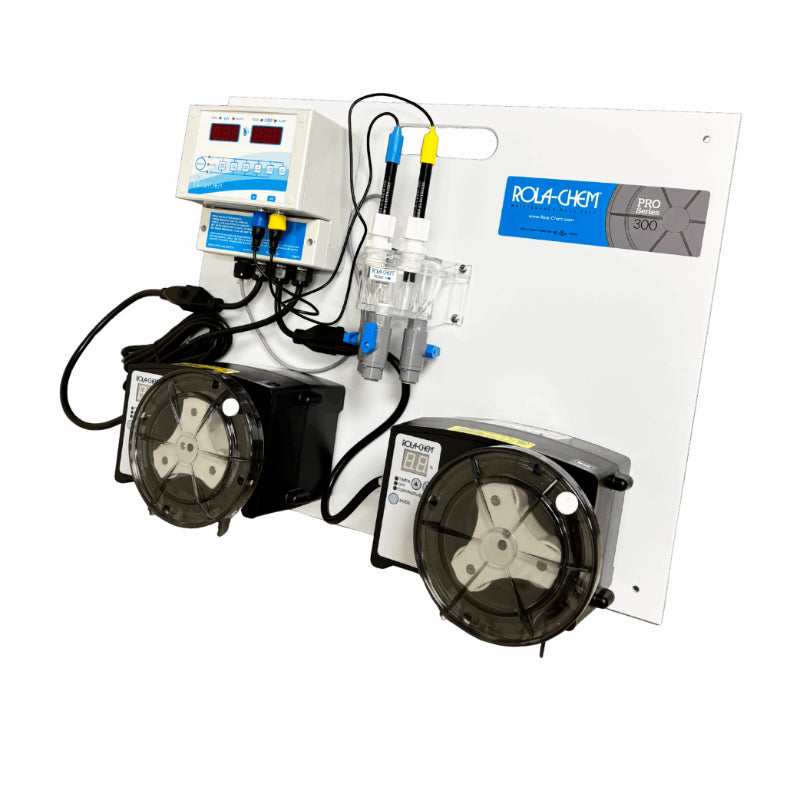 Rola-Chem pH/ORP Controller, 38 GPD & 12 GPD Peristaltic Pump - 554501