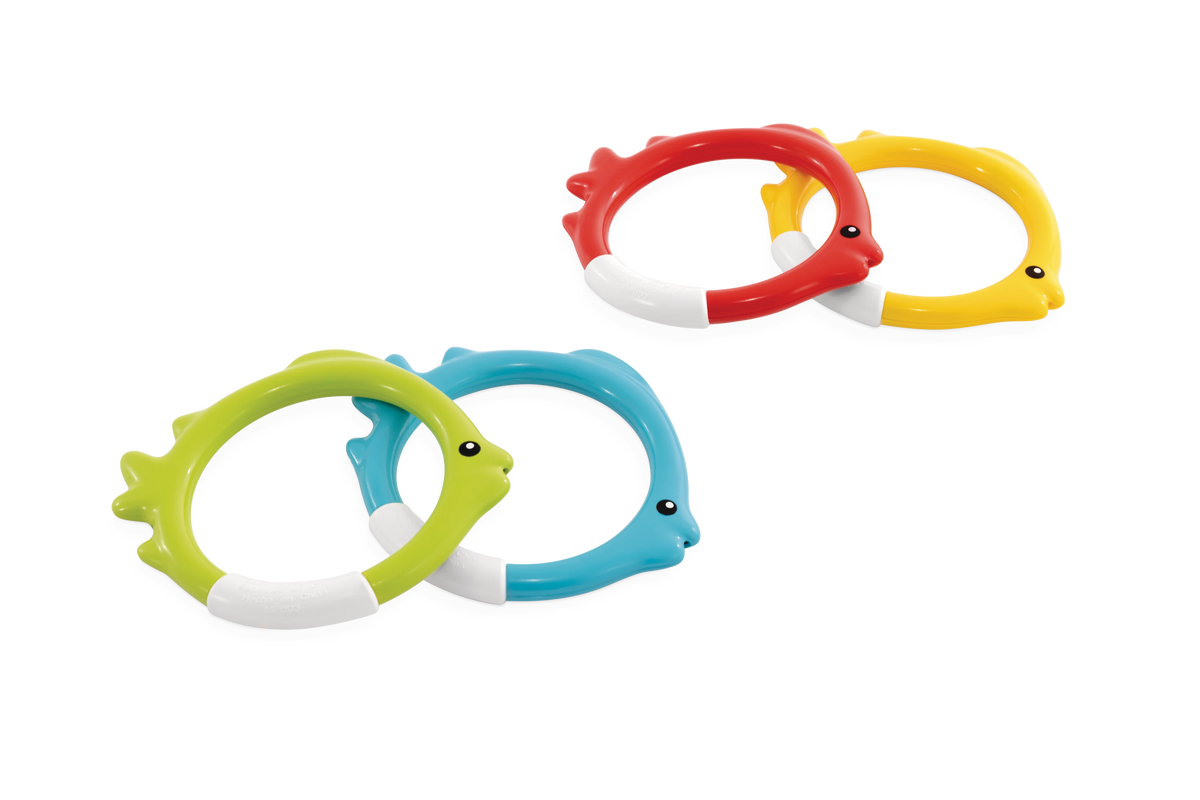 Intex Underwater Fish Rings Age 6-UP 4 Color - 55507E