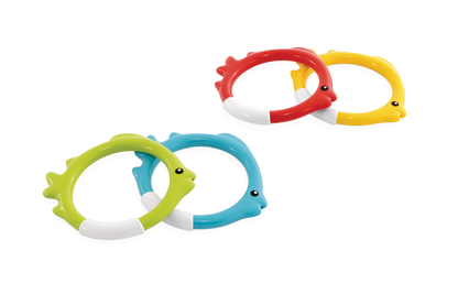 Intex Underwater Fish Rings Age 6-UP 4 Color - 55507E