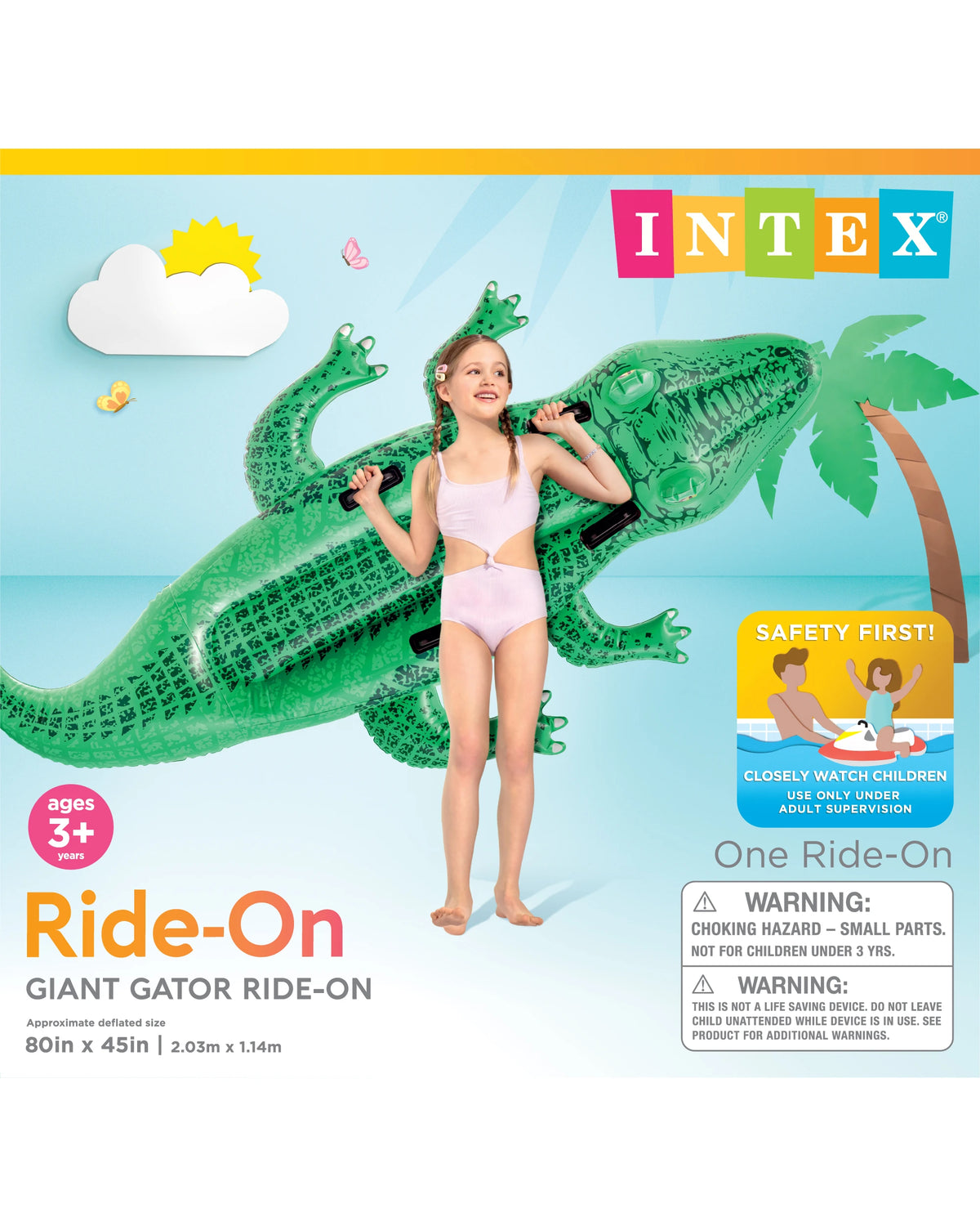 Intex 84" 'gator Ride-On - 58562EP