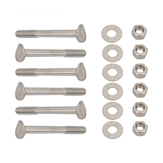 S.R. Smith SS Ladder Bolt, Nut & Washer, Set of 6 - 60-704