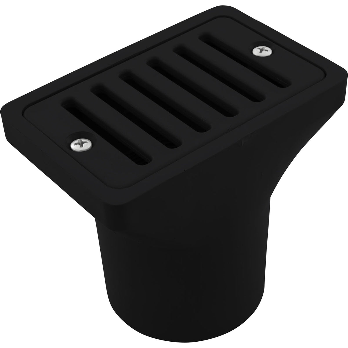Waterway Gutter/ Deck Drain 2"x4" Black - 640-2901
