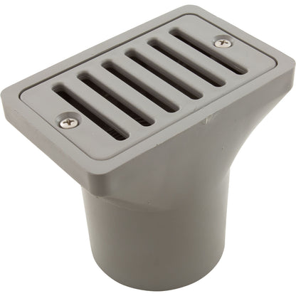 Waterway Gutter/ Deck Drain 2"x4" Gray - 640-2907