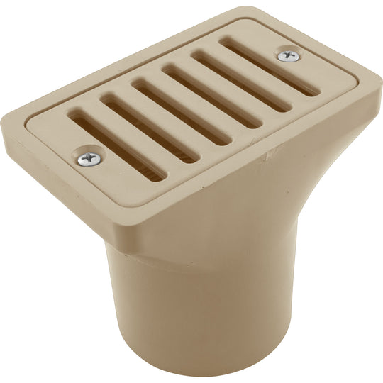 Waterway Gutter/ Deck Drain 2"x4" Beige - 640-2909-BEI
