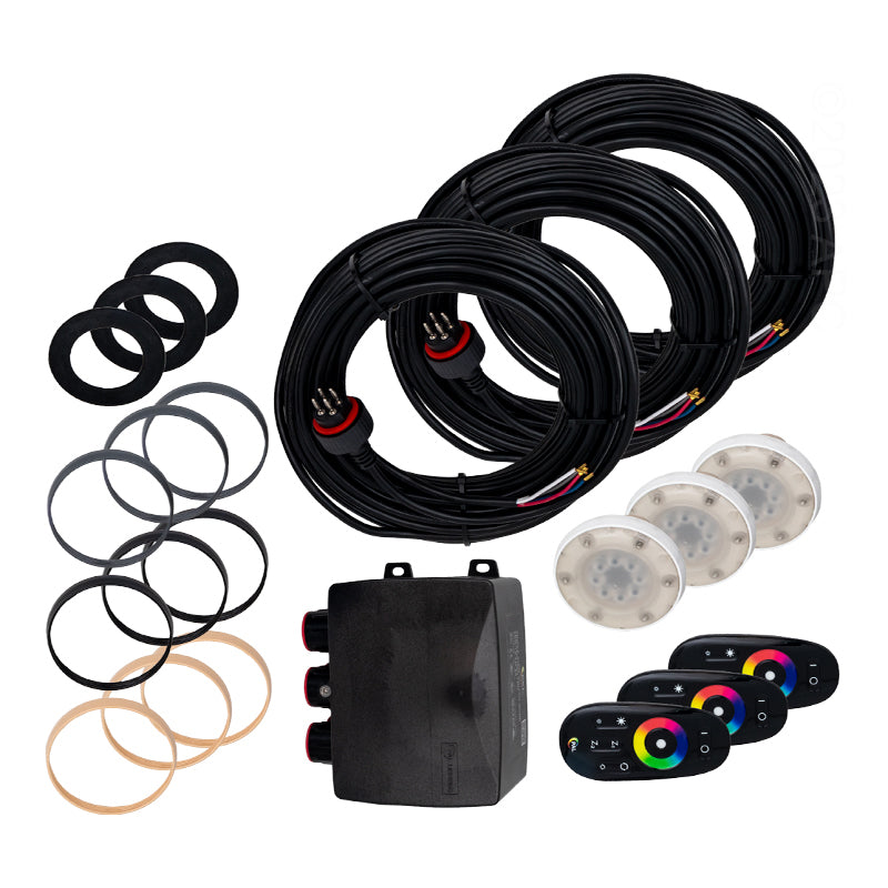 PAL Lighting Nicheless Light with 80' Cable and Plug 65W (3 per pack) - 64-EGTMXPK3