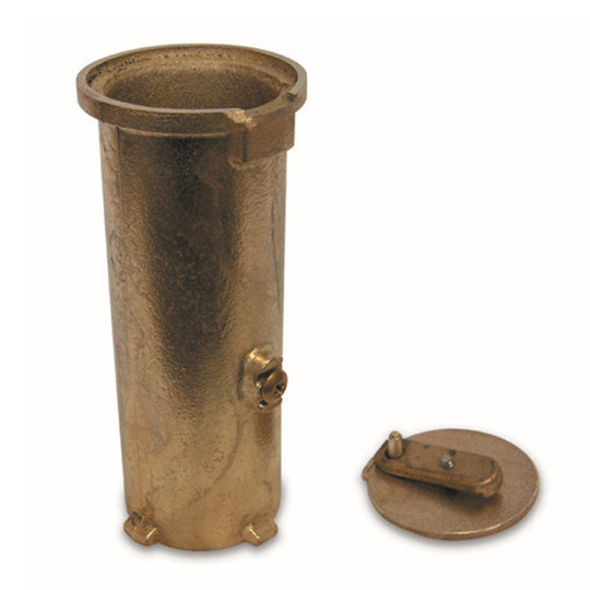 6" BRONZE STANCHION ANCHOR W/CAP