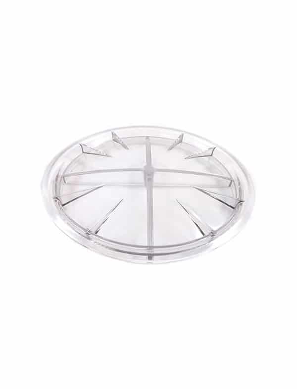 Val-Pak Swimrite 7" S.S. Pot Clear Lid - 7" Dia 397048 - V30-442