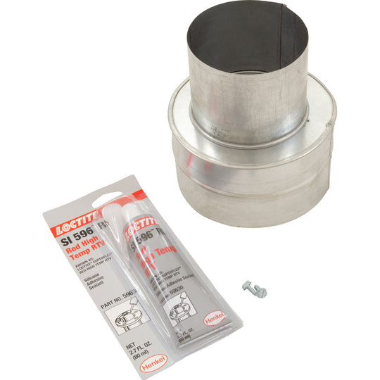 Pentair Sta-Rite Metal Flue Collar for MasterTemp Max-E-Therm Heater, 4"x 6" - 77707-0076