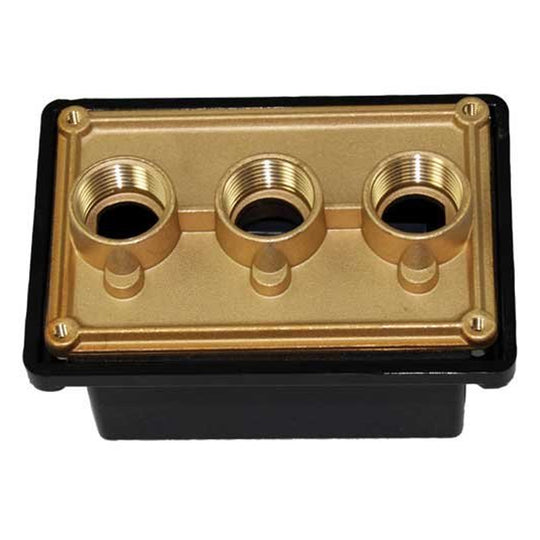 Pentair Junction Box Brass J-Box 0.75 in. Pool Light - 78310600