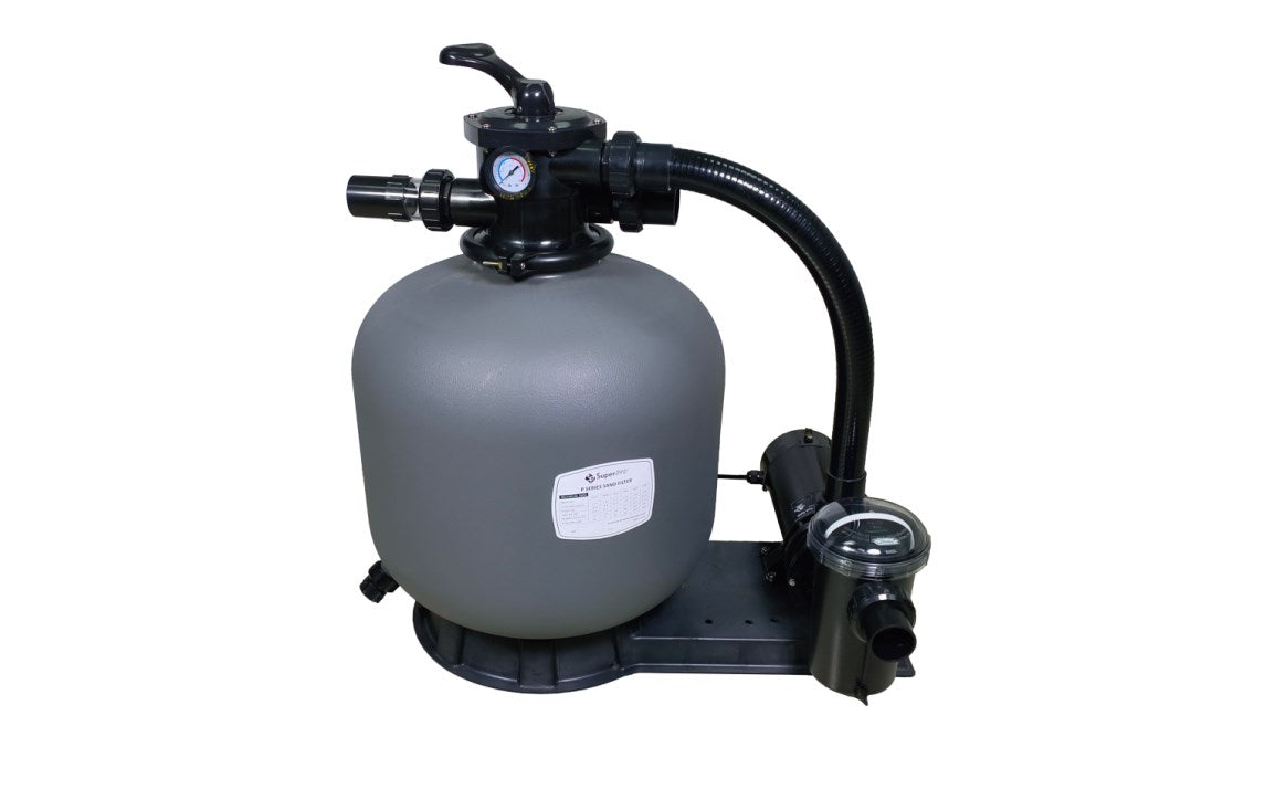 Super-Pro 9070551-004 21" FSP Sand Filter System w/ 2-Speed Pump & 6' Cord 1HP 187 lbs Capacity