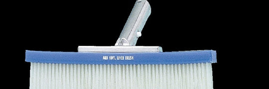 A&B Straight Economy Vinyl Liner Brush, White Bristles 12" | AAB2002