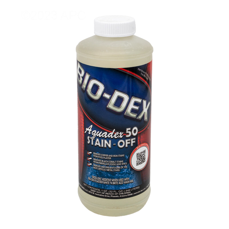 Biodex 1 qt Bottle Aquadex 50 Stain Off Stain Remover - ADQ50