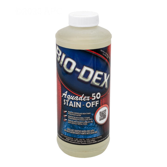 Biodex 1 qt Bottle Aquadex 50 Stain Off Stain Remover - ADQ50