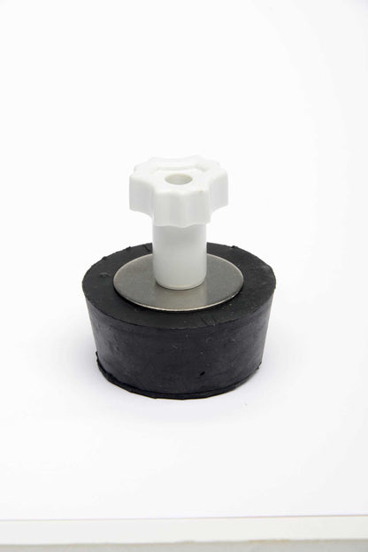 Aladdin Rubber Winter Plug #11 w/ White Easy Grip Knob for 2" Pipe