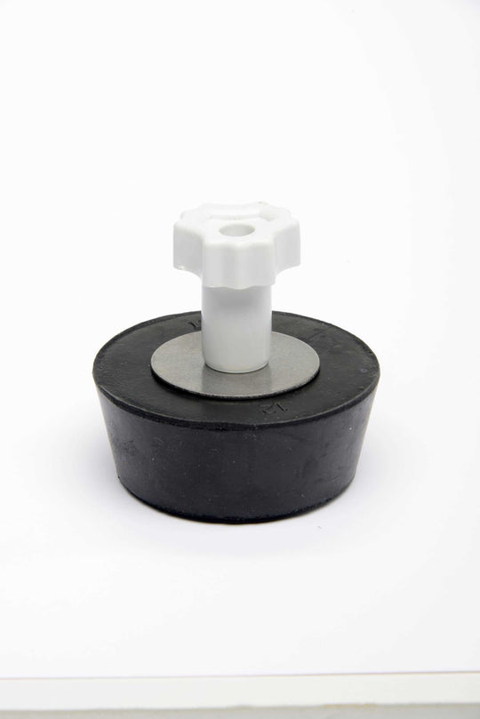 Aladdin Rubber Winter Plug #12 w/ White Easy Grip Knob for 2" Fitting