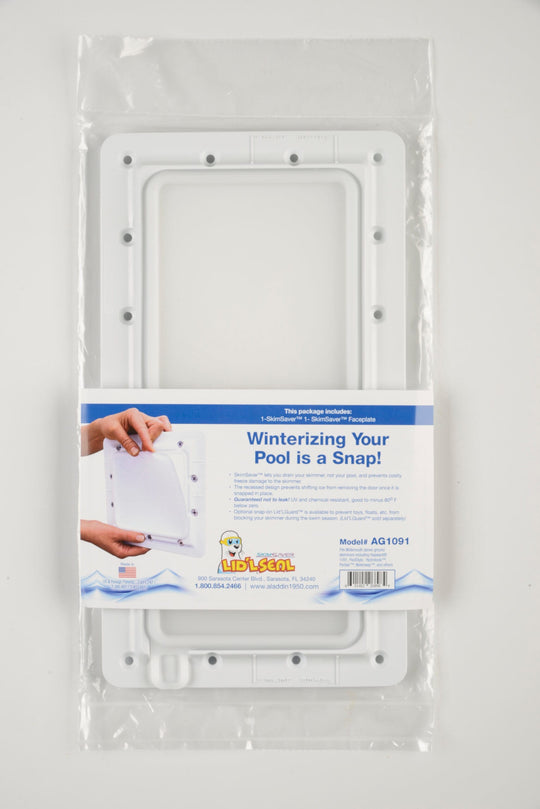 Aladdin SkimSaver Winterizing FacePlate & Lid' L Seal for Wide Mouth Skimmers, Above Ground | AG1091