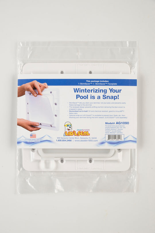 Aladdin SkimSaver Winterizing Faceplate & Lid' L Seal for 6" Standard Skimmers, Above Ground - AG1090