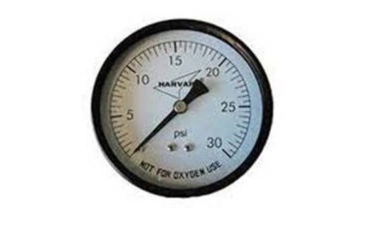 American Granby Back Mount Press Gauge 30 PSI 1/4" - IPPG302-4B