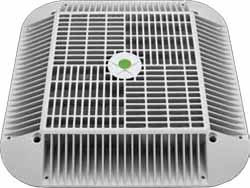 Aquastar 16" Square Anti-Entrapment Suction Outlet Cover For 12" Square Retrofits Or New Construction, White | 1216101