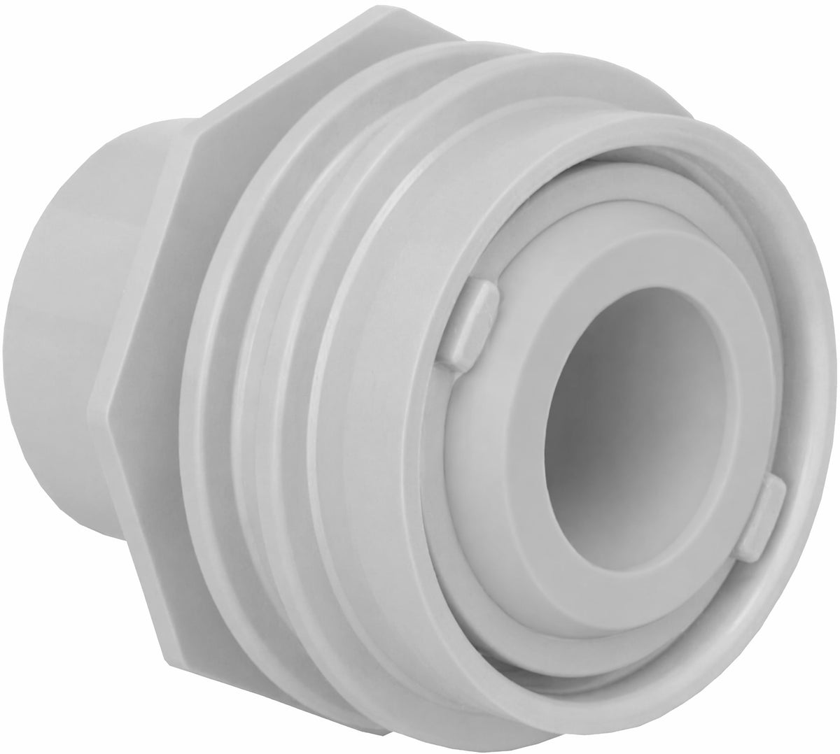 AquaStar Pool Products Gray Flush-Mount Return Fitting 1"S/1.5"SPG .75" Eye Lt - 303B