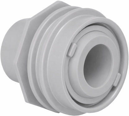 AquaStar Pool Products Gray Flush-Mount Return Fitting 1"S/1.5"SPG .5" Eye Lt - 303C