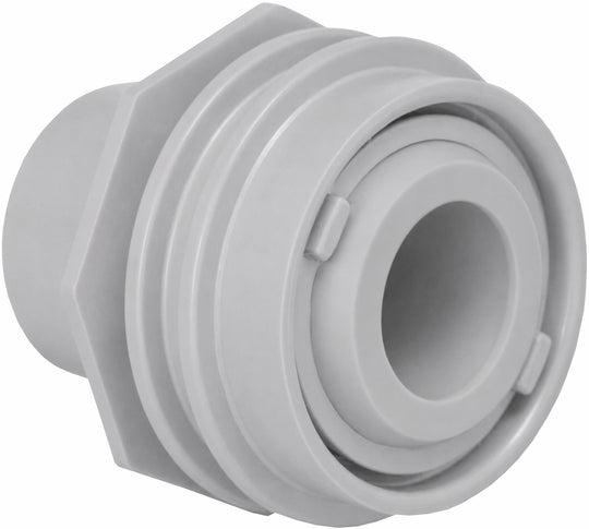 AquaStar Pool Products Gray Flush-Mount Return Fitting 1"S/1.5"SPG .5" Eye Lt - 303C