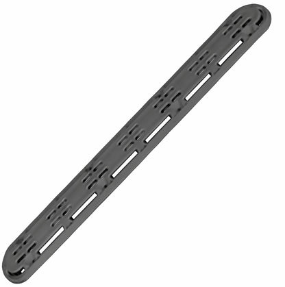 AquaStar 32" Channel Drain Anti-Entrapment Suction Outlet Cover and Frame, Dark Gray - 32CDAVFR105