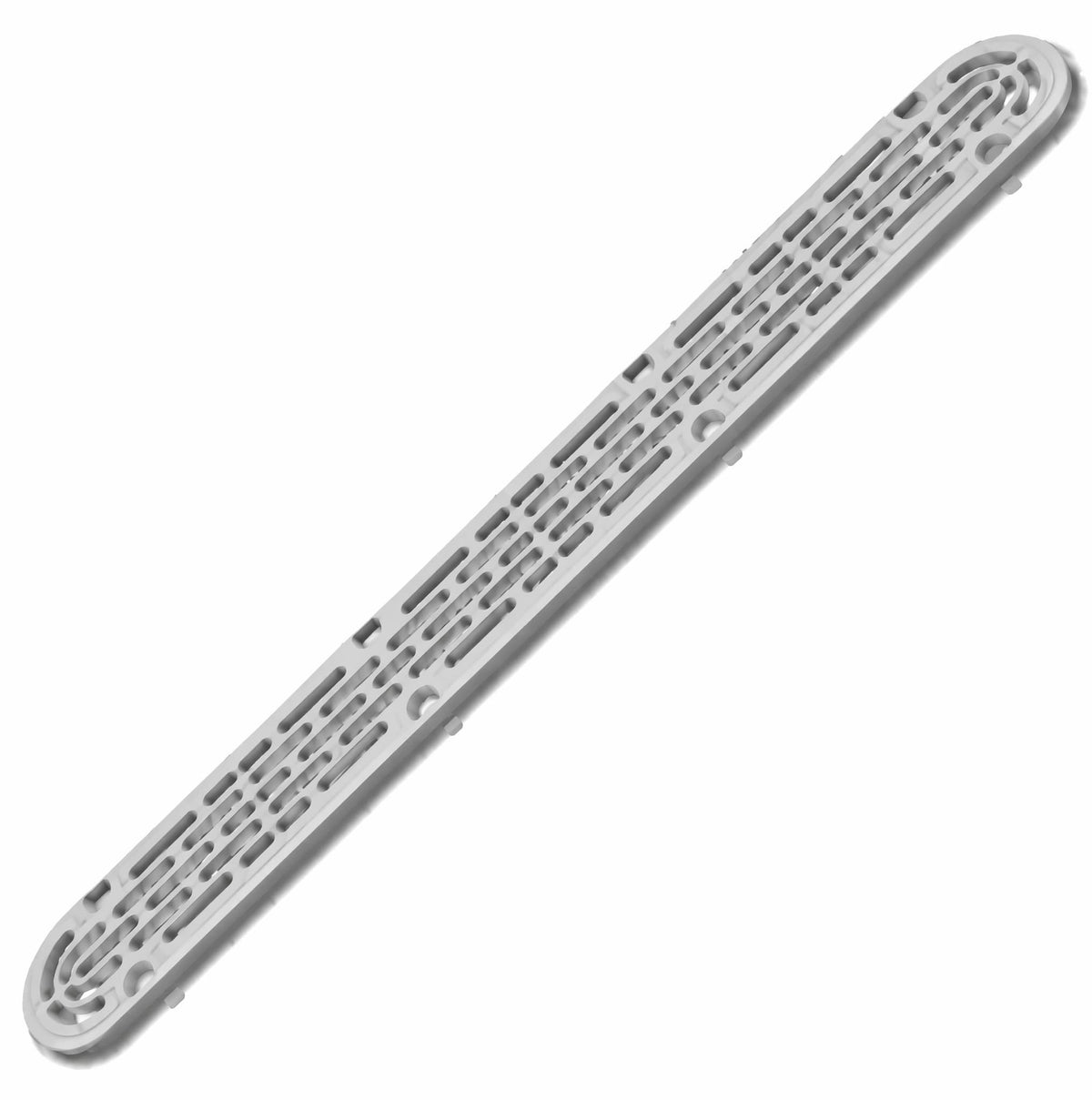 AquaStar Pool Products Channel Drain Frame & Grate 32" Light Gray Flat - 32CDFLFR103