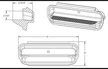 AQUASTAR POOL WALL STEP SET OF 3 WHITE