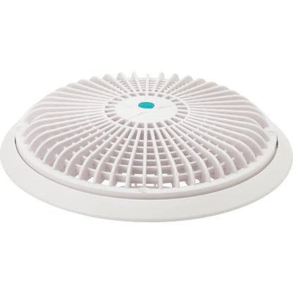 AquaStar 10" Round Star Sumpless Suction Outlet Cover, Universal Adapter Kit and Mud Frame, White | A10RCFR101