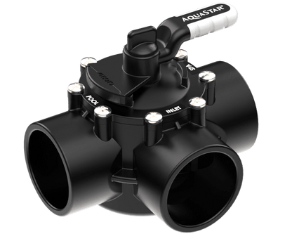 AquaStar FlowStar 3-Way Valve 2'' Socket x 2.5'' Spigot - AV3W20C