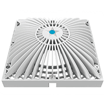 AquaStar Pool Products Deep Moflow Suction Cover Set 18"x18" White 1" - R18MFNF101