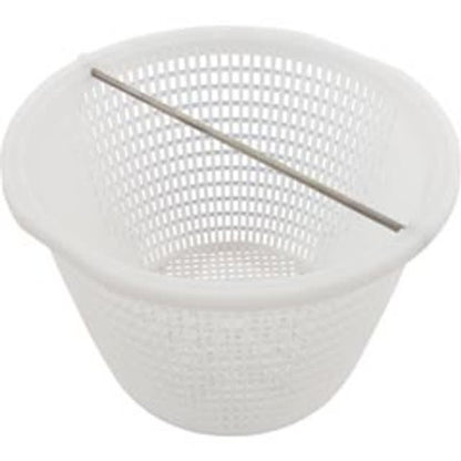 AquaStar Pool Products Skimmer Basket W/ SS Handle White - SK6