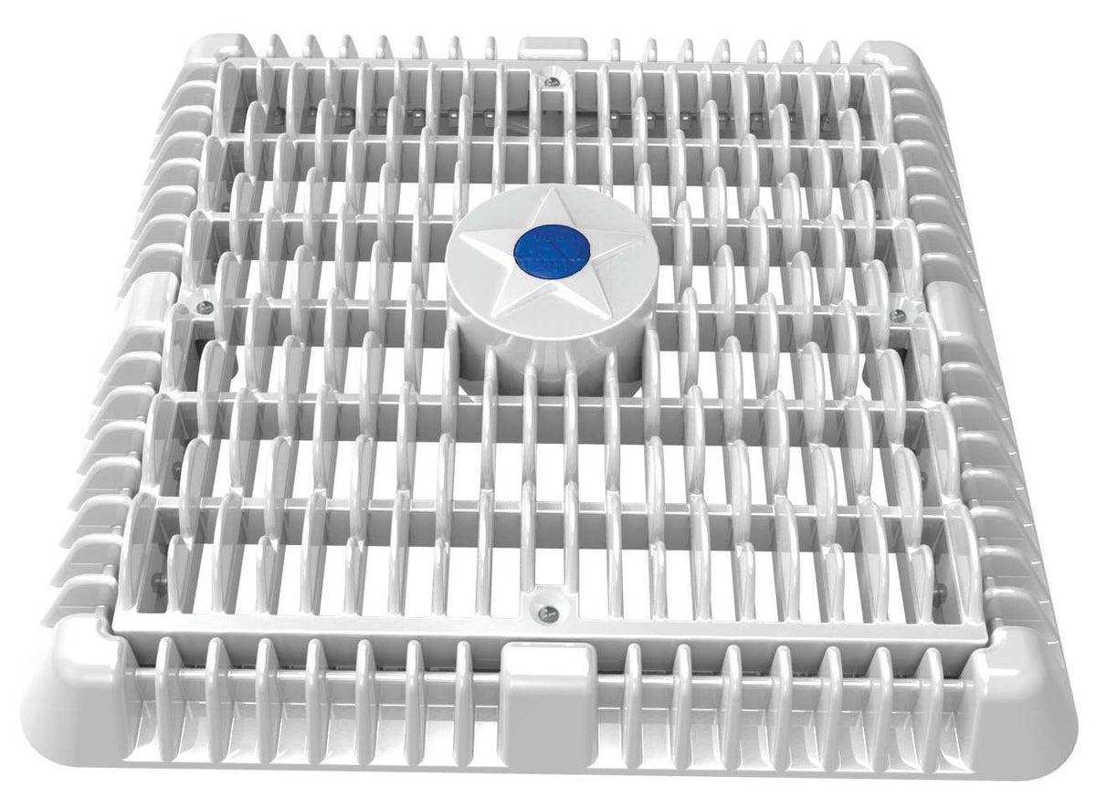 AquaStar 9" Square Wave Anti-Entrapment Suction Outlet Cover, Vented Riser Ring and Mud Frame, White | 55051